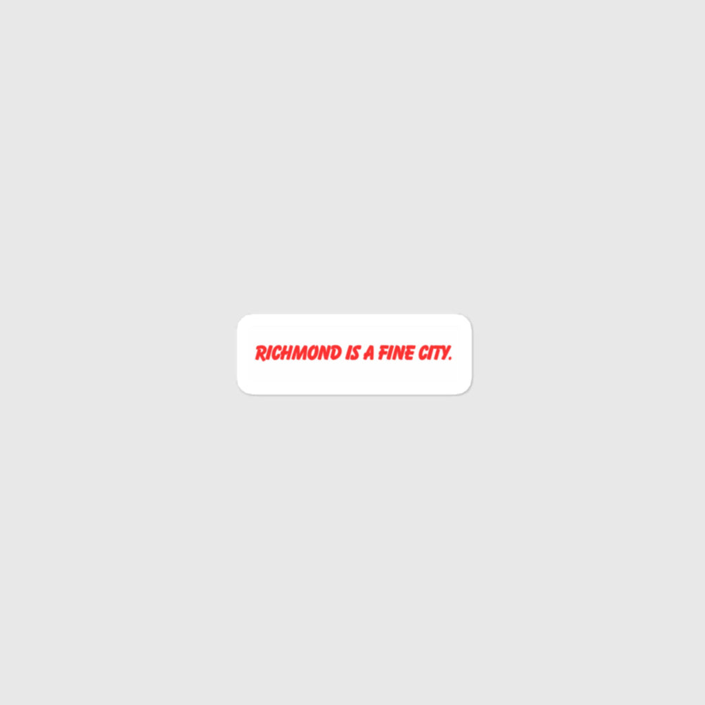 Signature Slogan Sticker