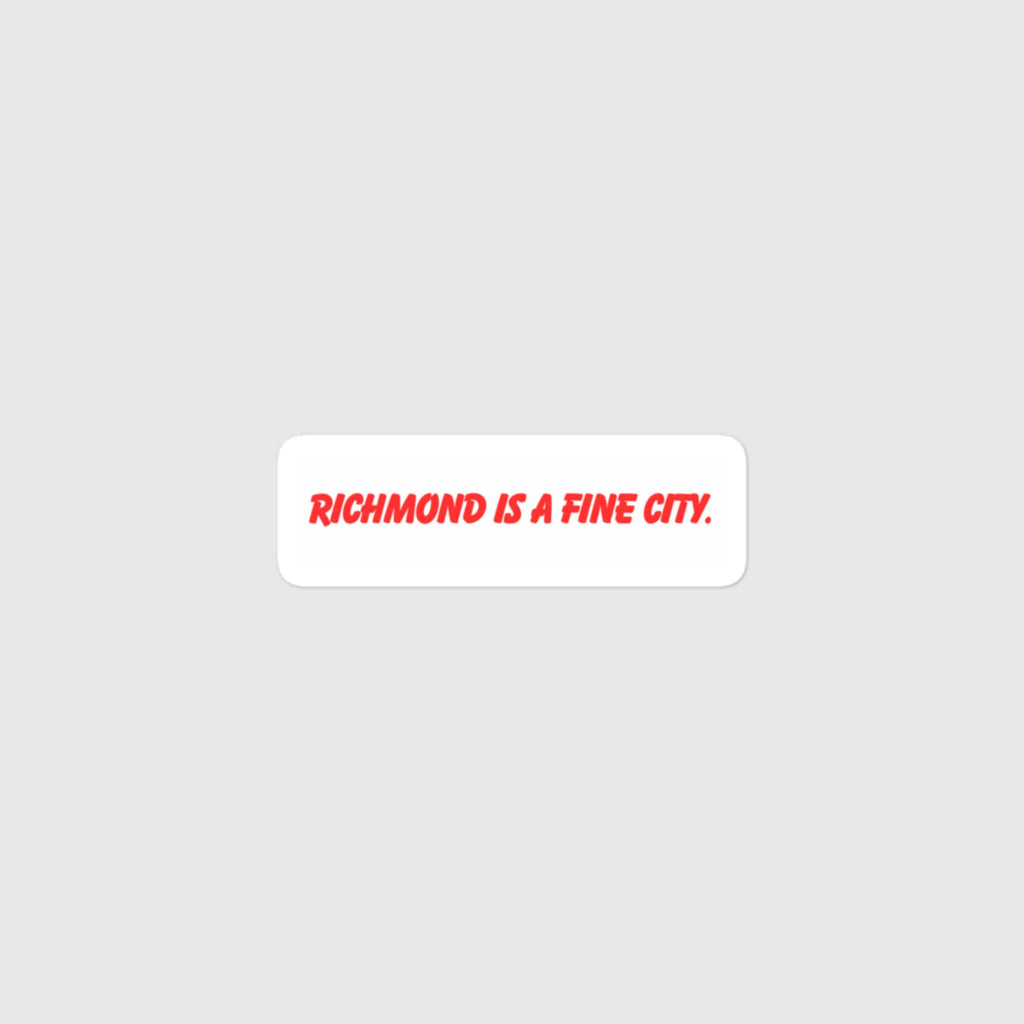 Signature Slogan Sticker