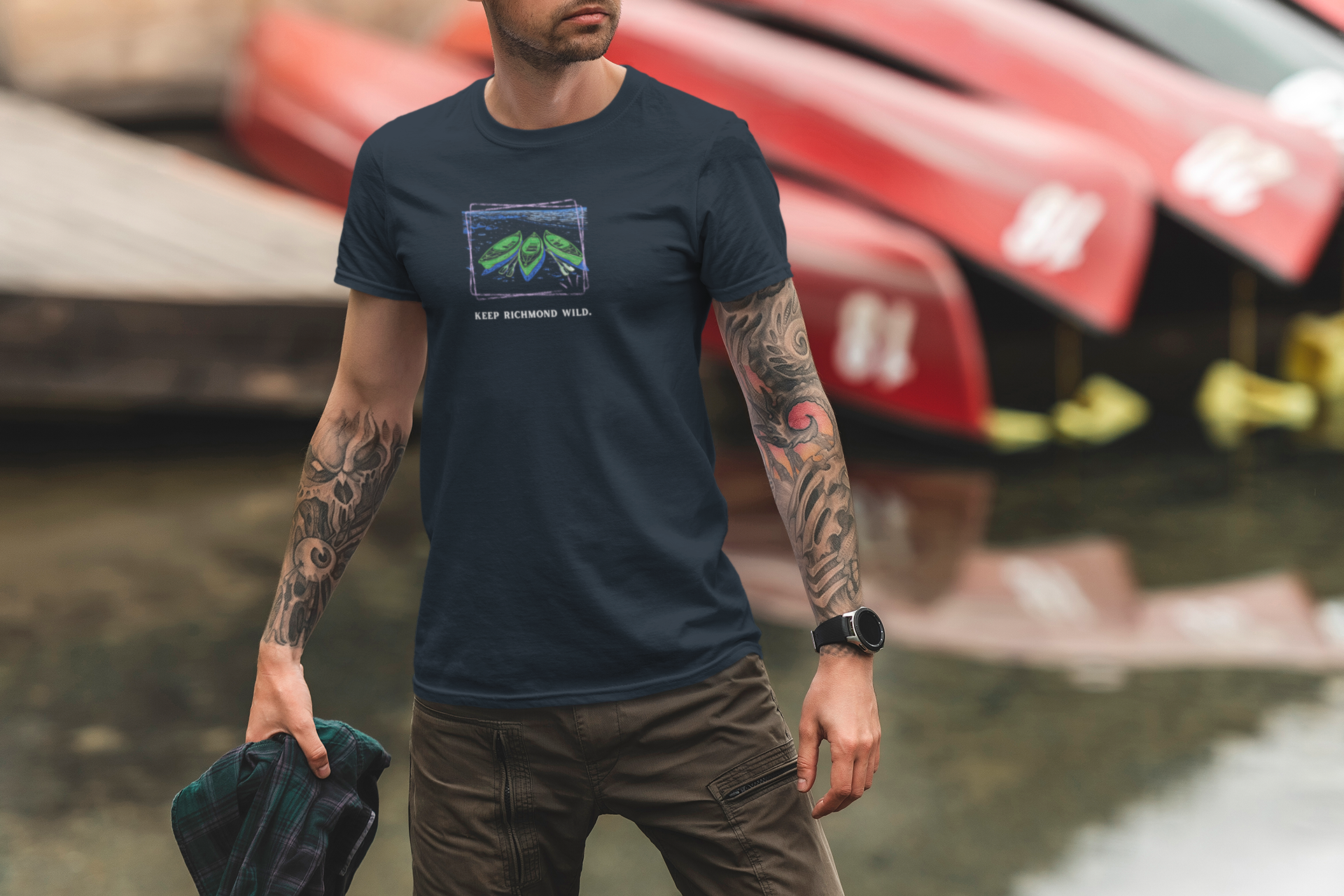 Canoe Tee - Keep Richmond Wild